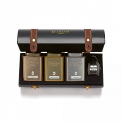 Чайный набор Dammann "Merveilleux" в жестяной подарочной шкатулке, 3 вида чая + ситечко 