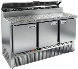Стол для пиццы Hicold pze2-111gn (1/6) камень
